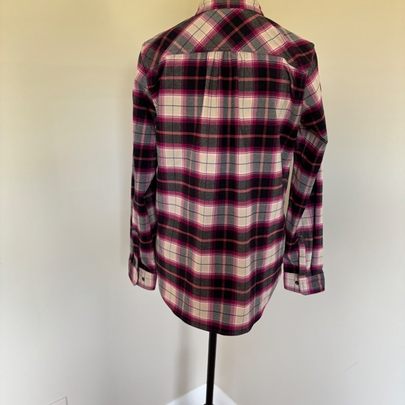 Royal Robbins Women's Plaid Button Down Shirt - Pink and Black - Picture 5 of 10